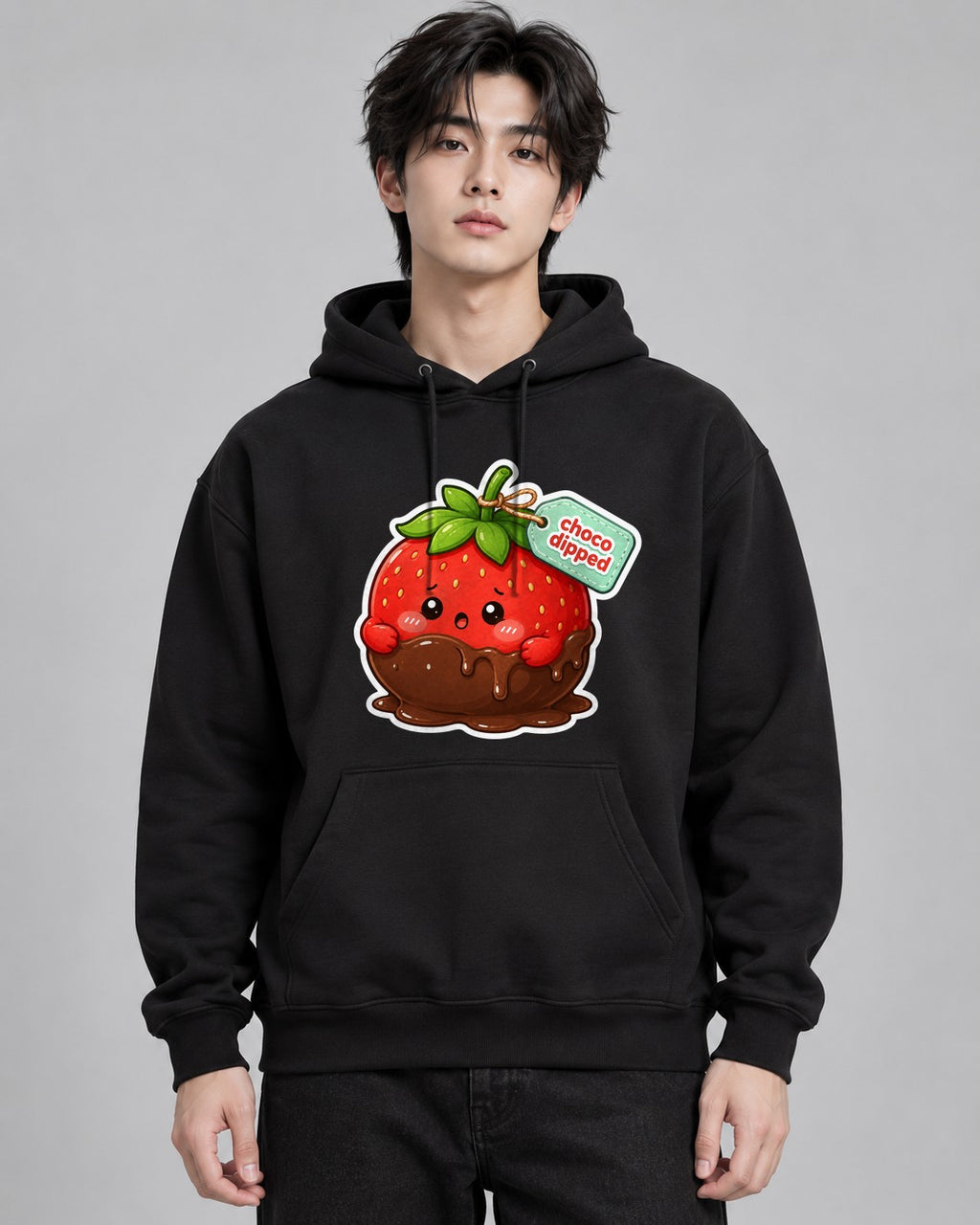 Choco Dipped Strawberry - Black