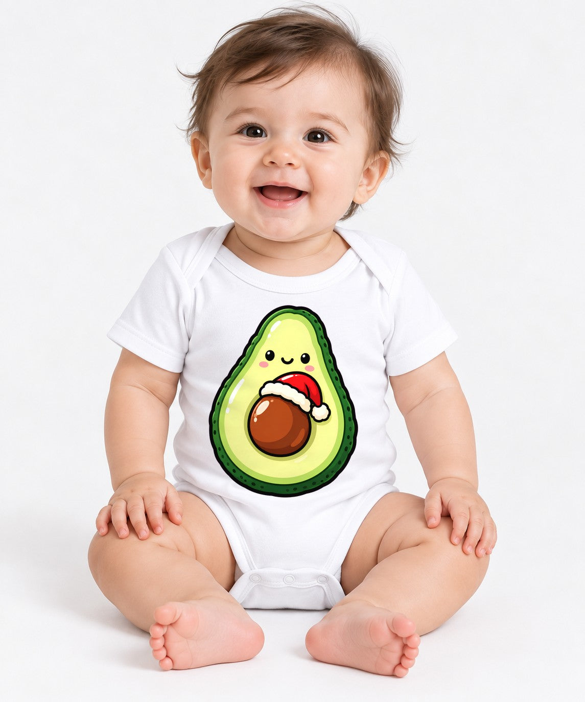 Christmas Avocado - White