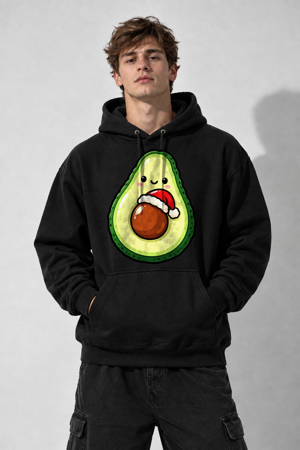 Christmas Avocado - Black
