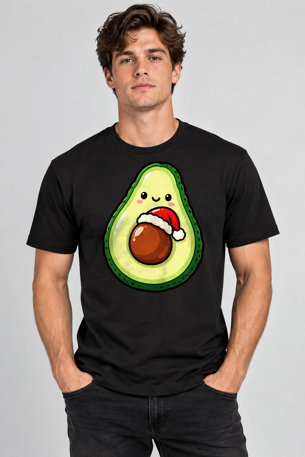 Christmas Avocado - Black