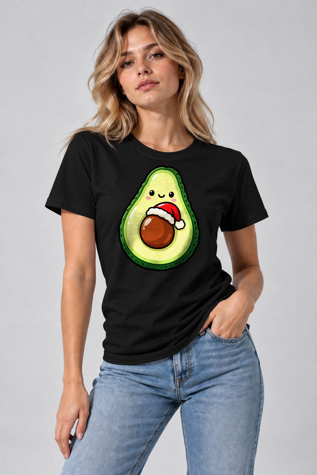 Christmas Avocado - Black