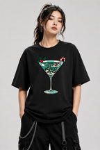 Christmas Cocktail Scene - Black