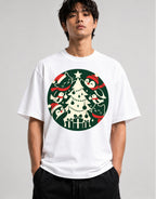 Christmas Friends Circle - White