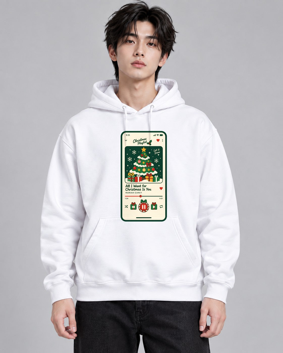 Christmas Music Player - White