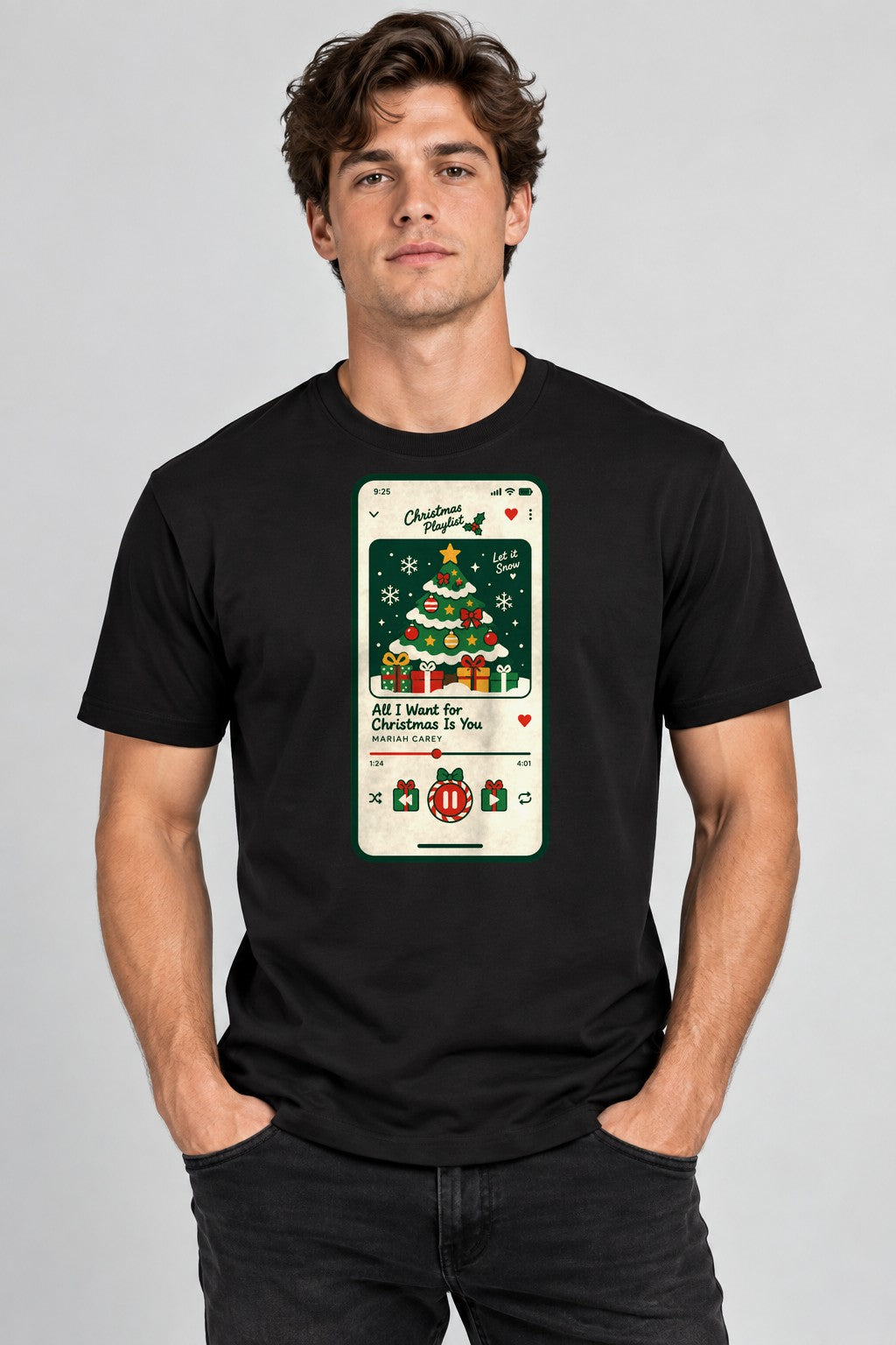 Christmas Music Player - Black