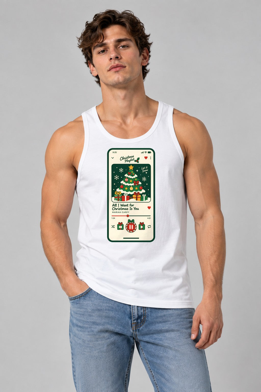 Christmas Music Player - White