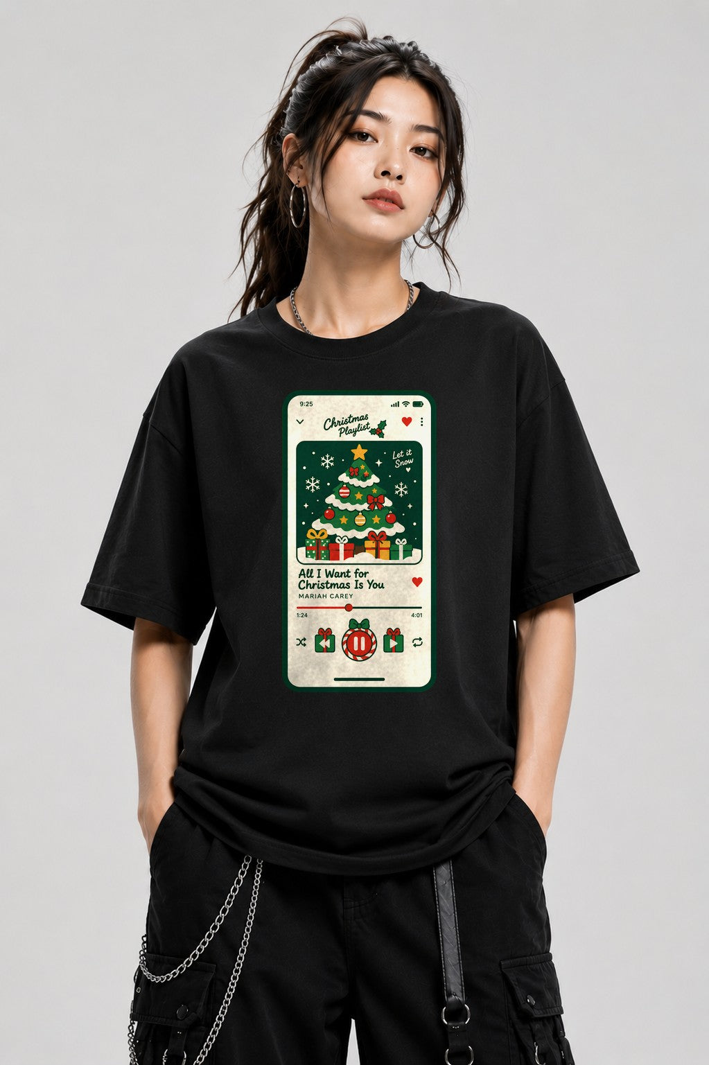 Christmas Music Player - Black