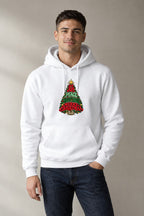 Christmas Tree Typography - White
