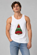 Christmas Tree Typography - White