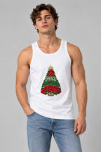 Christmas Tree Typography - White