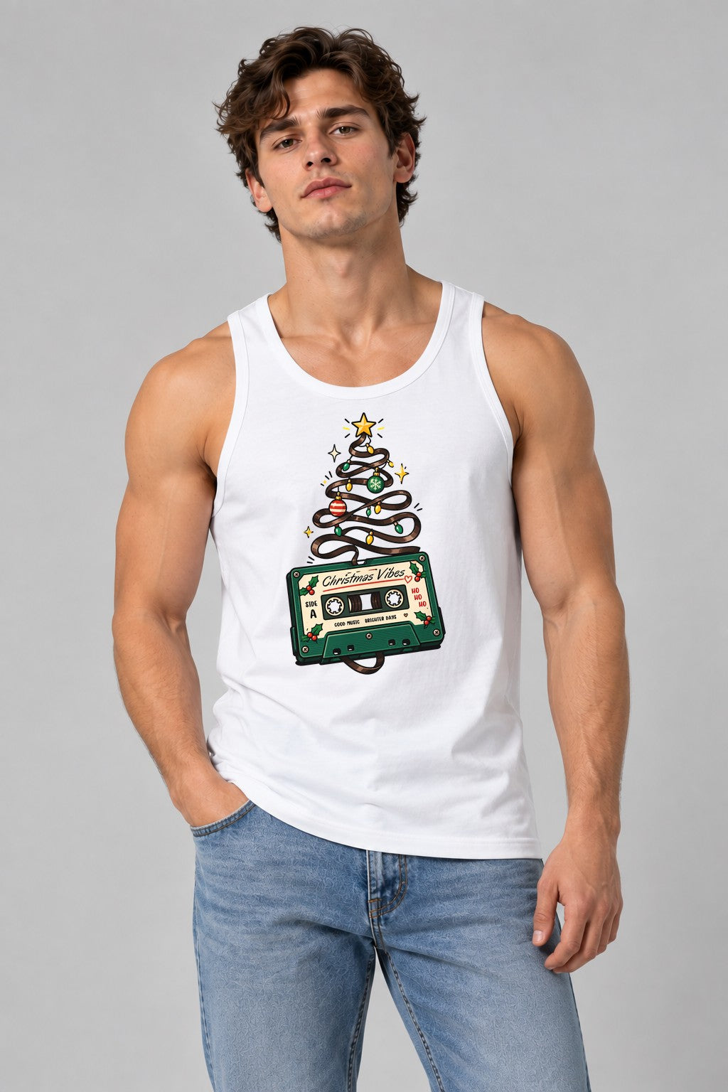 Christmas Vibes Cassette - White