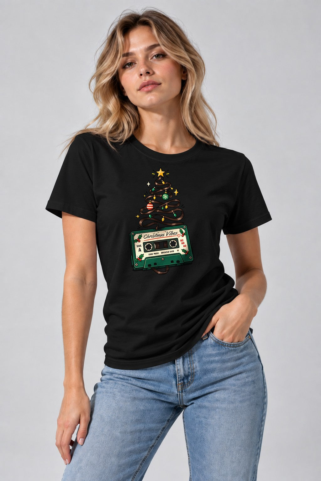 Christmas Vibes Cassette - Black