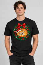 Christmas Wreath Kitten - Black