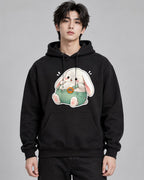 Chubby Bunny Button - Black