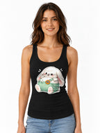 Chubby Bunny Button - Black