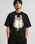 Chubby Cat Belly - Black