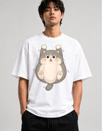 Chubby Cat Belly - White
