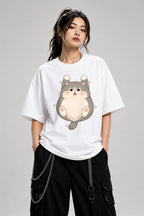 Chubby Cat Belly - White