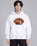 Chubby Football Kawaii - White
