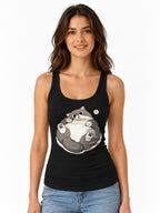 Chubby Happy Cat - Black