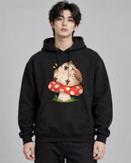 Chubby Owl Mushroom - Black