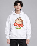 Chubby Owl Mushroom - White