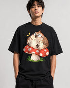 Chubby Owl Mushroom - Black