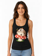 Chubby Owl Mushroom - Black