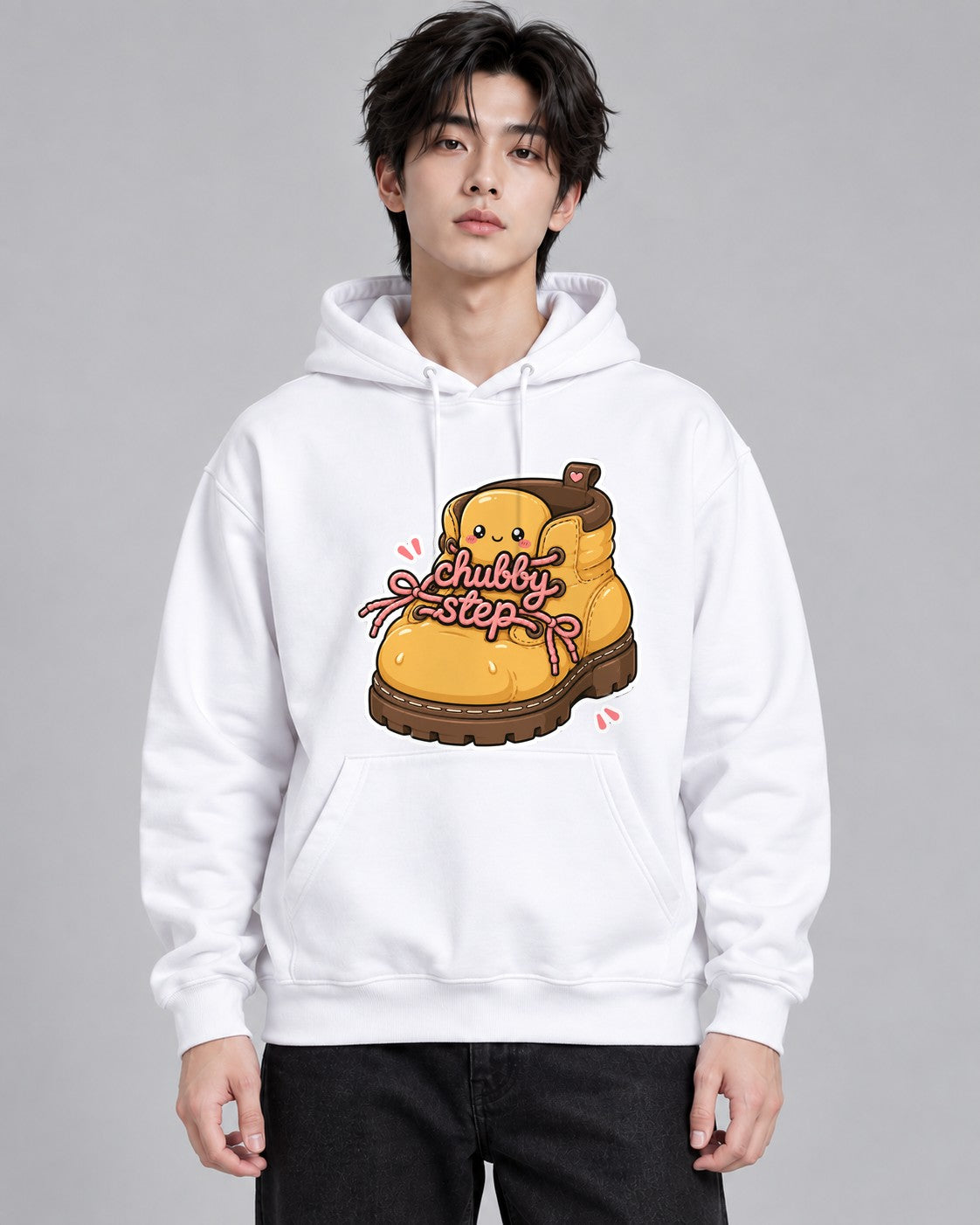 Chubby Step - Cute Puffy Boot Kawaii - White