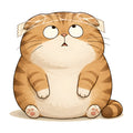 Chubby Tabby Cat