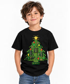 Circuit Board Christmas Tree - Black