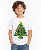 Circuit Board Christmas Tree - White