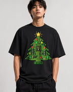 Circuit Board Christmas Tree - Black