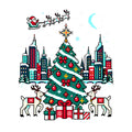 City Christmas Tree