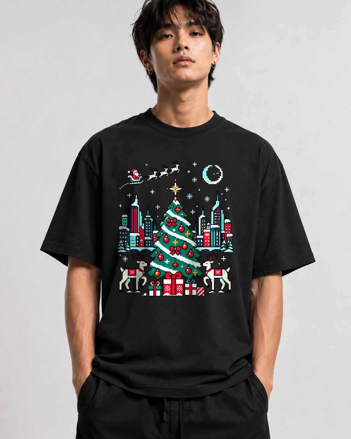 City Christmas Tree - Black