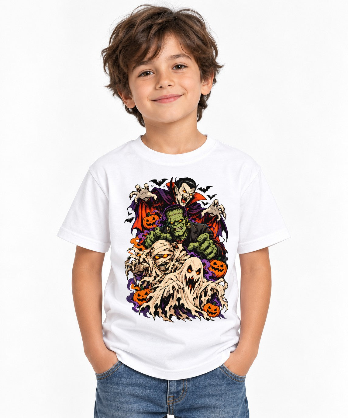 Classic Monsters Squad - White