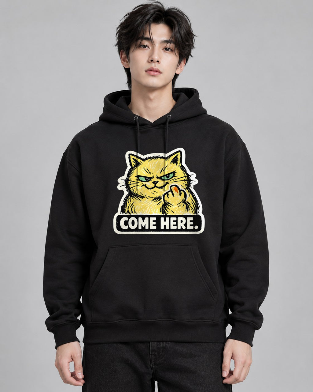 Come Here Cat - Black