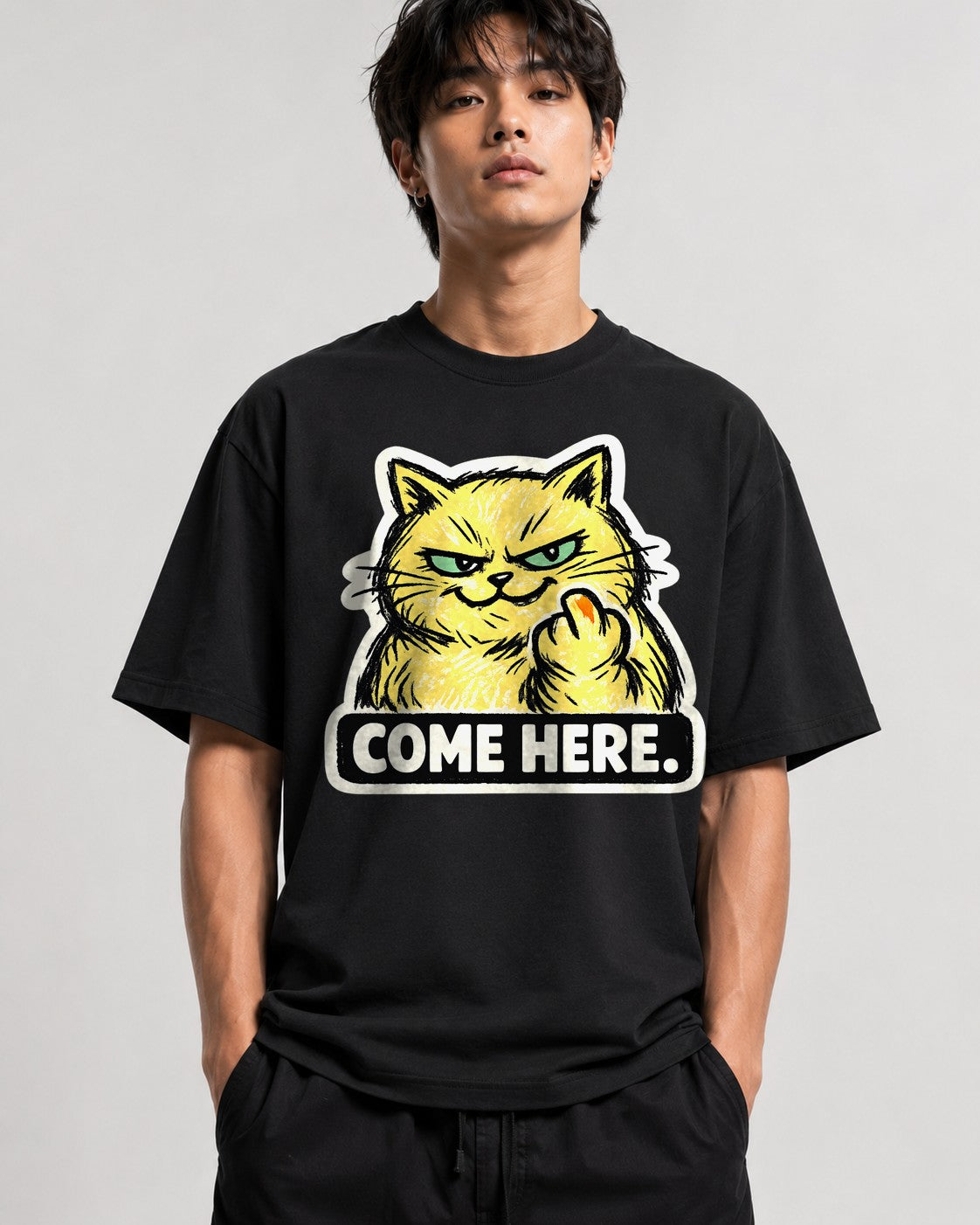 Come Here Cat - Black