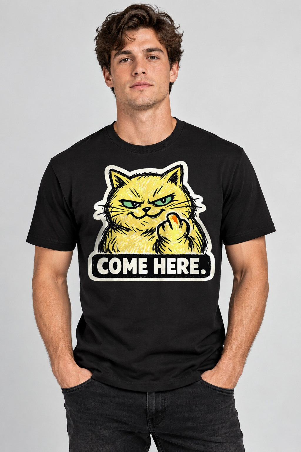 Come Here Cat - Black
