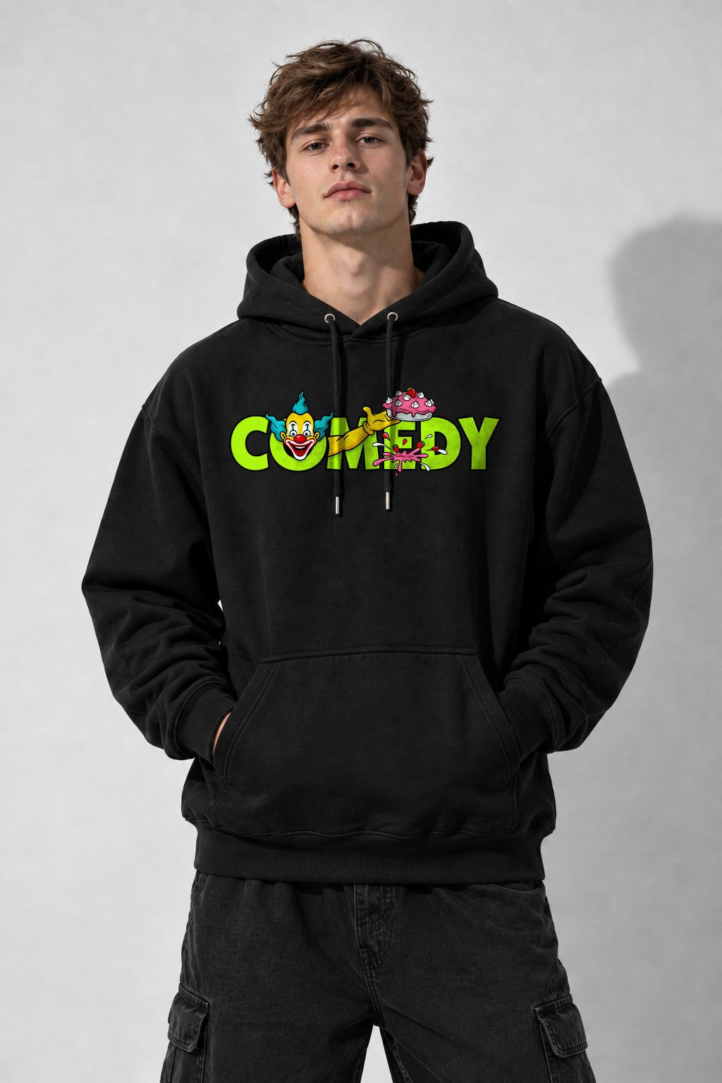 Comedy Clown Cake - Black