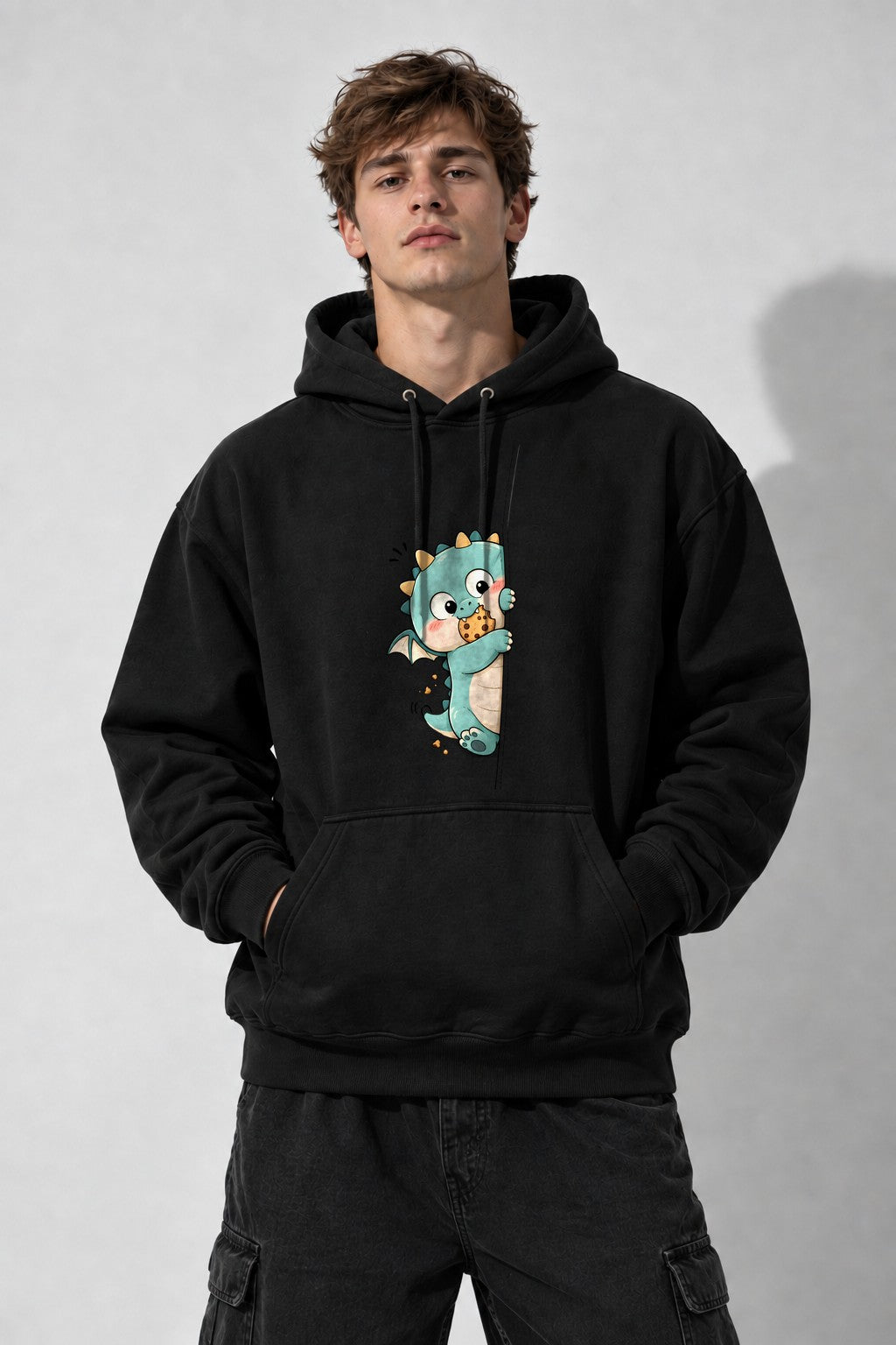 Cookie Loving Dragon - Black