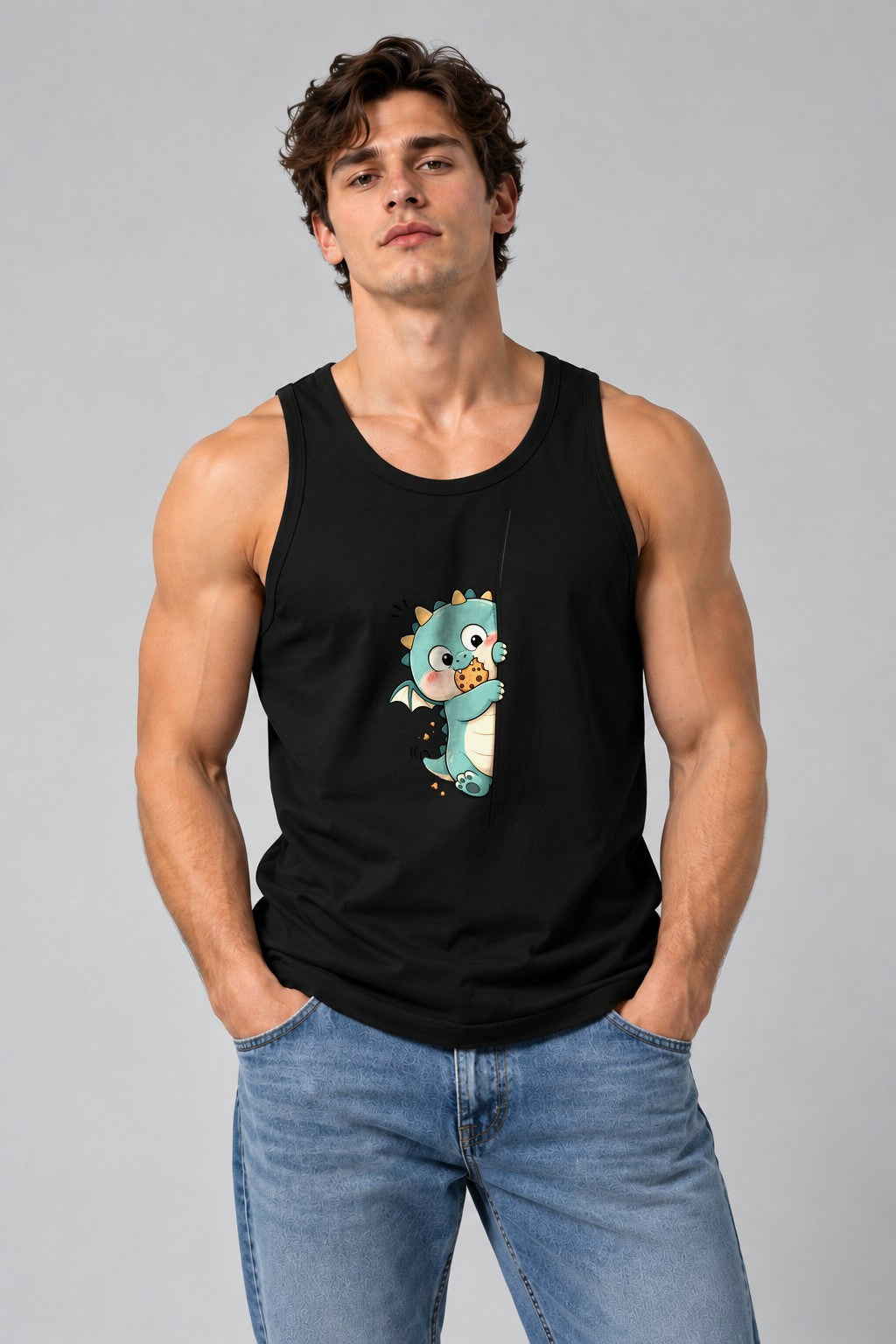 Cookie Loving Dragon - Black