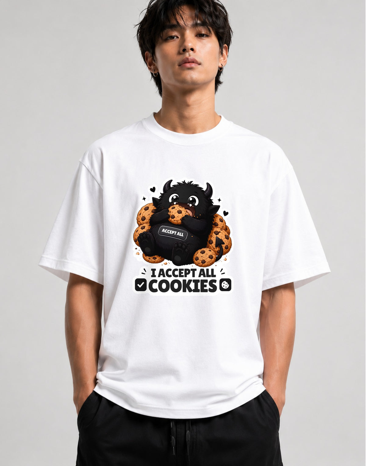 Cookie Monster Acceptance - White