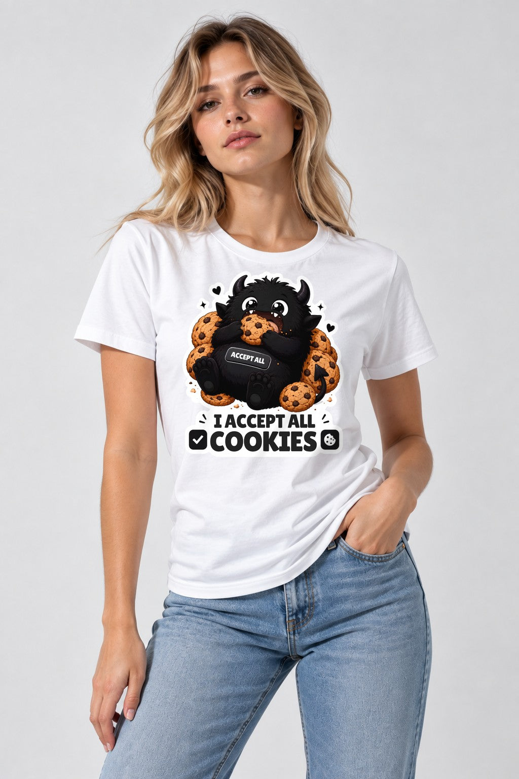 Cookie Monster Acceptance - White