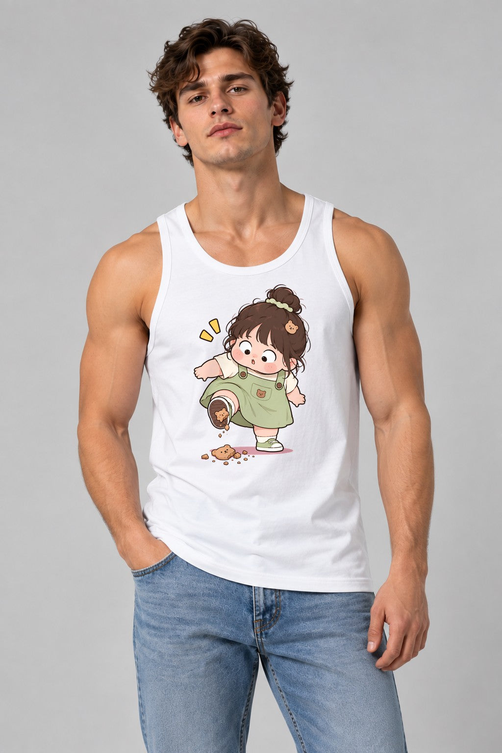 Cookie Monster Girl - White