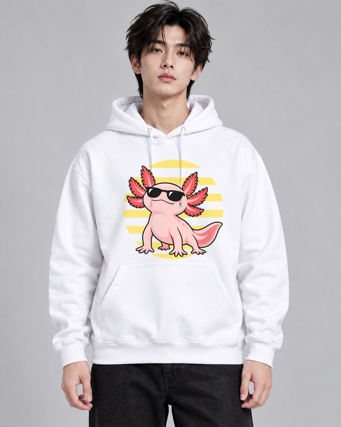 Cool Axolotl - White