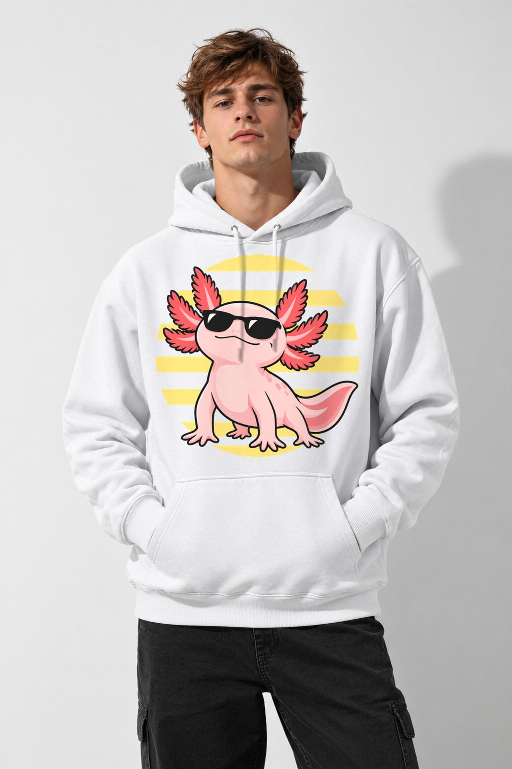 Cool Axolotl - White