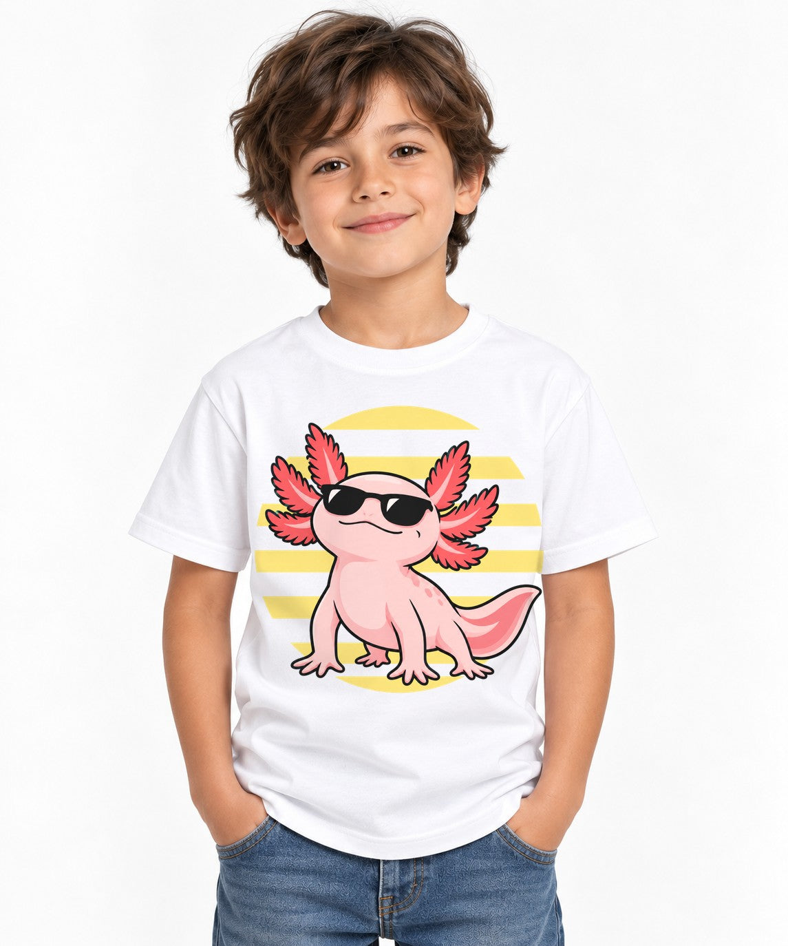 Cool Axolotl - White