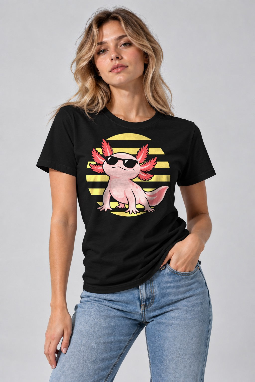 Cool Axolotl - Black