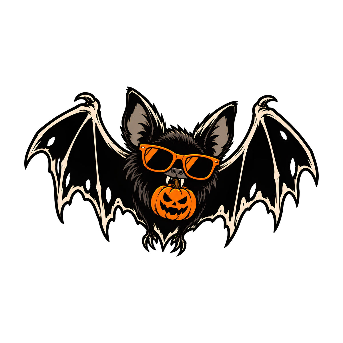 Cool Bat Pumpkin